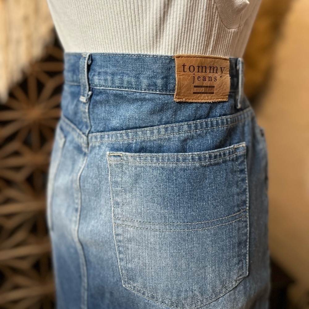 Tommy Jeans 100% Cotton Denim Skirt - Picture 11 of 14